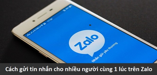 Cách gửi tin nhắn cho nhiều người cùng 1 lúc trên Zalo