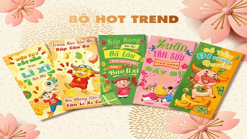 Mẫu bao lì xì Hot Trend