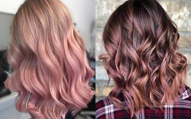 Sự kết hợp tinh tế giữa màu nâu và hồng tạo ra hiệu ứng nhuộm tóc highlight hồng đầy cuốn hút. Hãy cùng xem hình ảnh để hiểu rõ hơn về phong cách mới lạ này và lựa chọn cho mình sự thay đổi trong ngoại hình.