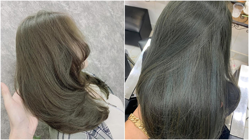 Tóc rêu khói không tẩy