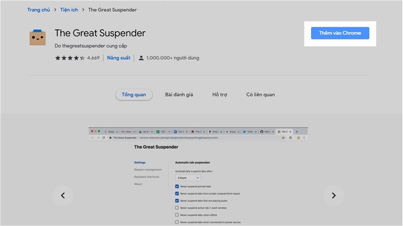 RAM để sử dụng Chrome