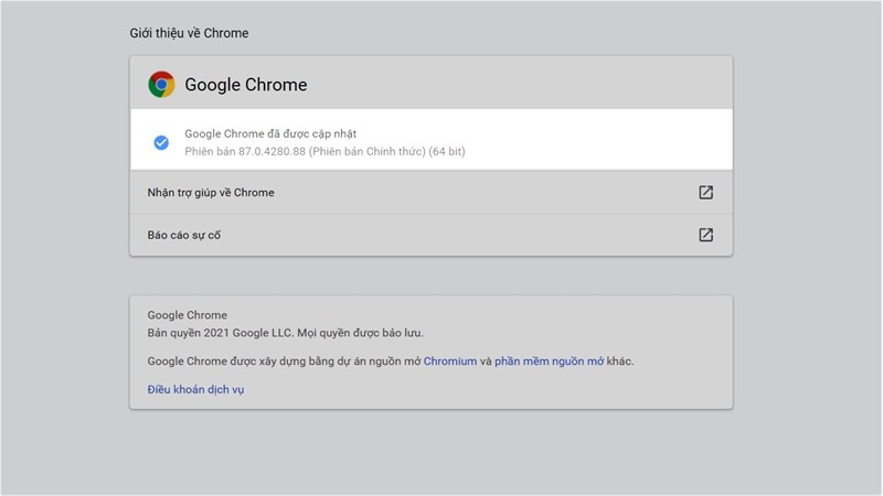 RAM để sử dụng Chrome