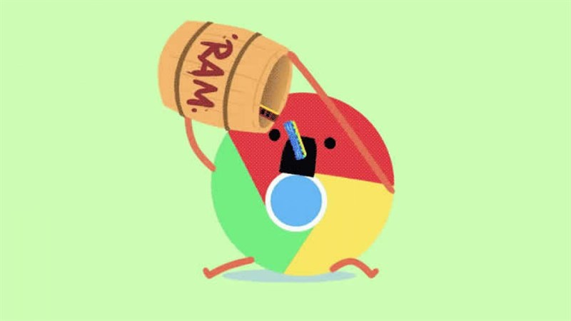 RAM để sử dụng Chrome