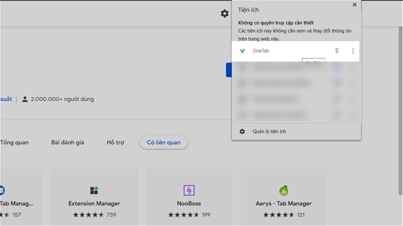 RAM để sử dụng Chrome