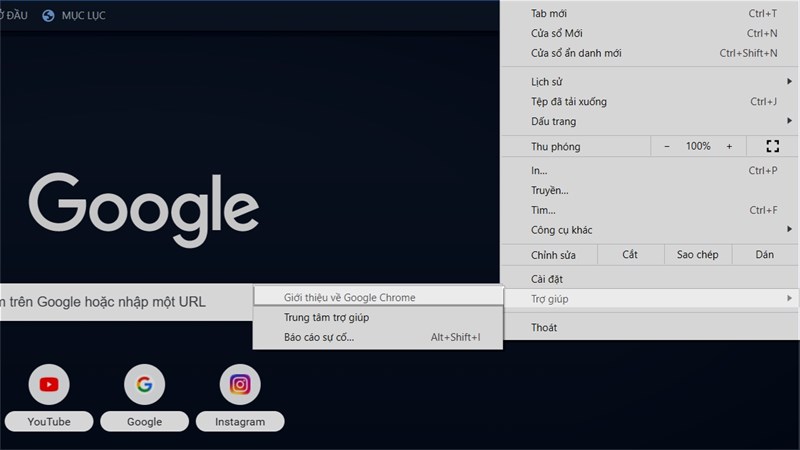 RAM để sử dụng Chrome