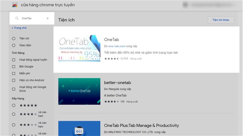 RAM để sử dụng Chrome
