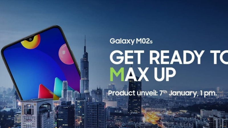 Samsung Galaxy M02s mới được ra mắt
