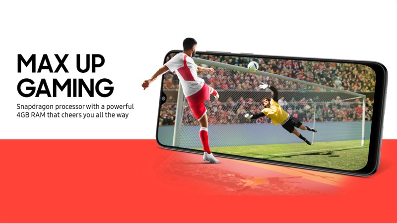 Galaxy M02s được trang bị Snapdragon 450