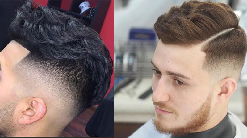 Kiểu tóc undercut uốn xoăn nhẹ  Barber Shop Vũ Trí