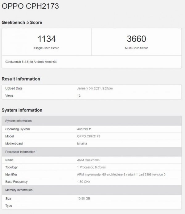 OPPO Find X3 dùng chip Snapdragon 888 lộ điểm hiệu năng trên Geekbench, chắc ngày ra mắt không còn xa OPPO Find X3 dùng chip Snapdragon 888 lộ điểm hiệu năng trên Geekbench, chắc ngày ra mắt không còn xa