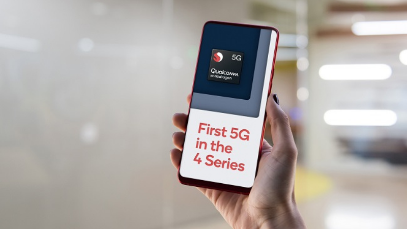 Snapdragon 480 5G, con chip đầu tiên thuộc dòng Snapdragon đầu 4 hỗ trợ 5G.
