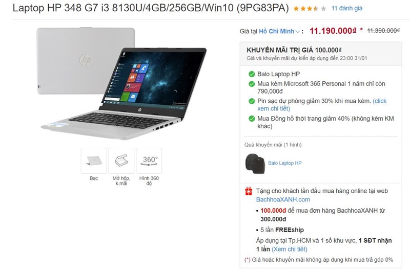 Mua laptop có quà