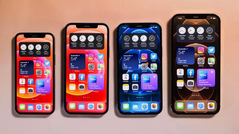 Bốn mẫu iPhone 12 Bốn mẫu iPhone 12