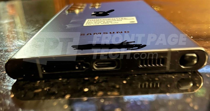 Cạnh dưới của Samsung Galaxy Note 21 Cạnh dưới của Samsung Galaxy Note 21
