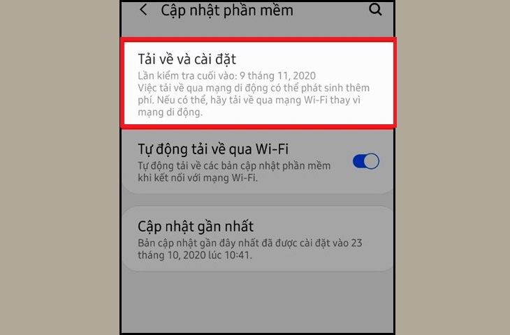 Chọn tải về và cài đặt.