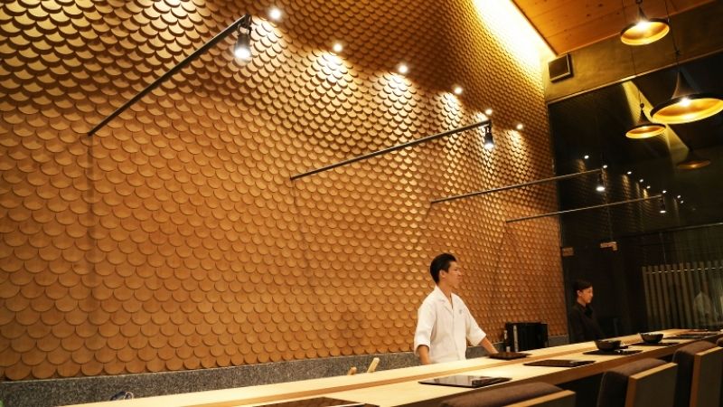 Không gian nhà hàng Sushi Rei