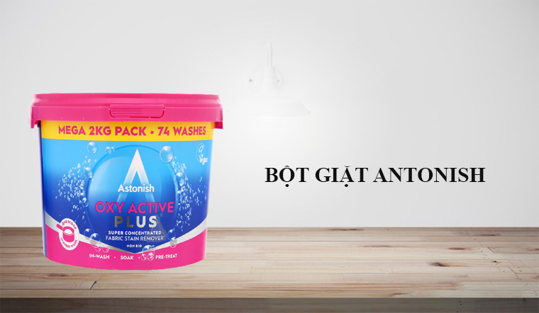 Có bột giặt Antonish, quần áo luôn sạch tinh tươm như mới