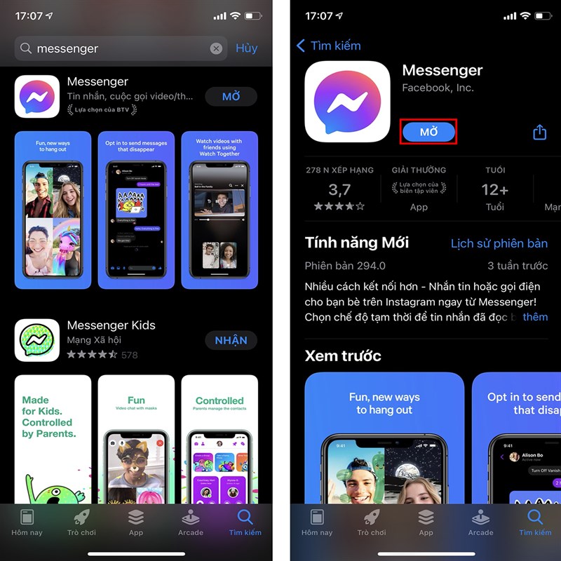 Với Messenger, bạn có thể dễ dàng trò chuyện cùng bạn bè và gia đình ngay trên điện thoại của mình. Tin nhắn Messenger sẽ giúp bạn kết nối với thế giới xung quanh một cách nhanh chóng và tiện lợi hơn bao giờ hết. Hãy đón xem hình ảnh liên quan đến Messenger ngay thôi!