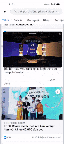 Chế độ cửa sổ nổi giúp mình vừa lướt Facebook, vừa chơi game Chế độ cửa sổ nổi giúp mình vừa lướt Facebook, vừa chơi game