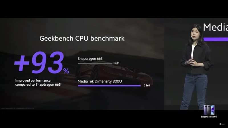 Hiệu năng của Dimensity 800U so với Snapdragon 662