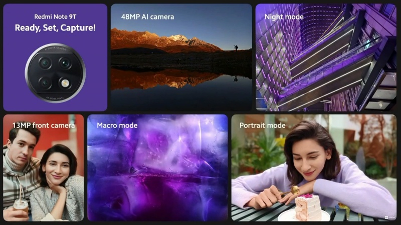 Redmi Note 9T sở hữu camera 48 MP