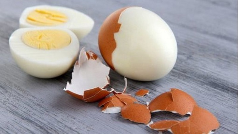 Easier way to peel eggs