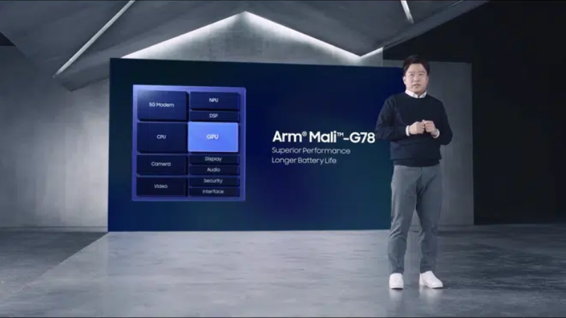 Exynos 2100 lại sử dụng GPU Mali-G78. Exynos 2100 lại sử dụng GPU Mali-G78.