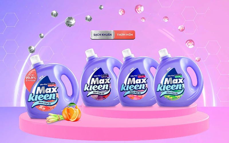 Nước giặt xả Maxkleen