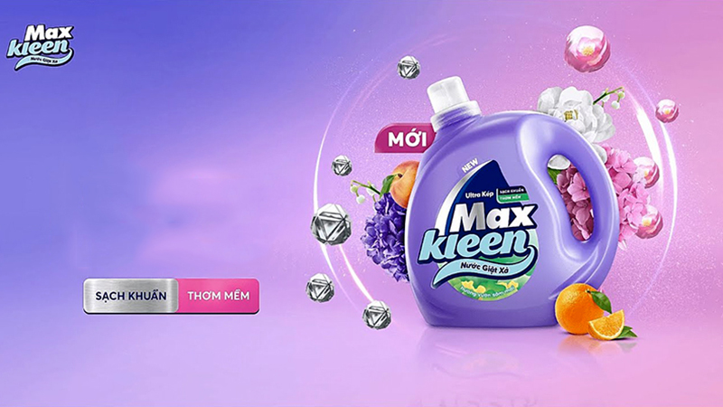 Nước giặt xả Maxkleen hương vườn sớm mai