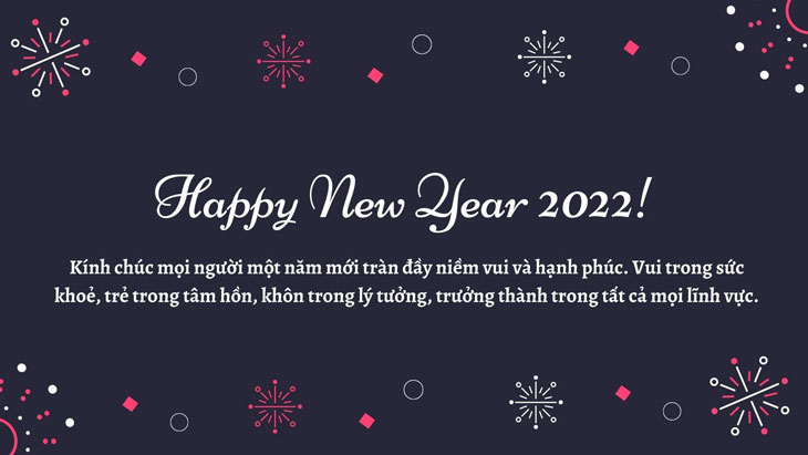 Tổng hợp 25 mẫu thiệp chúc mừng năm mới 2022 đẹp, ý nghĩa 