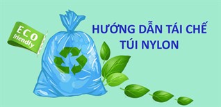 Các cách tái chế túi ni lông thành vật hữu ích, giúp bảo vệ môi trường