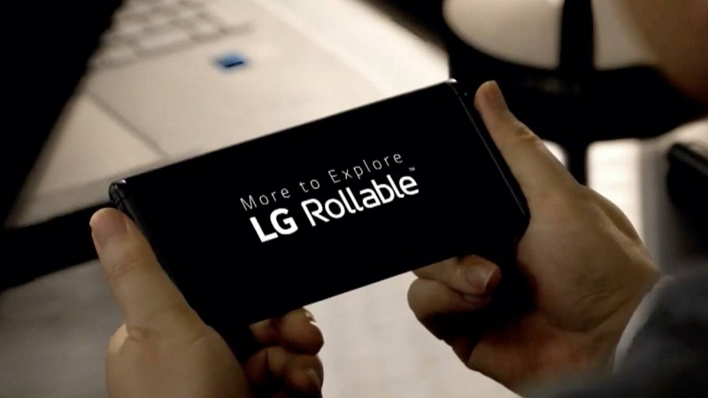 Smartphone màn hình cuộn LG Rollable Smartphone màn hình cuộn LG Rollable