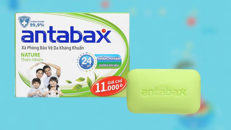 Xà phòng bảo vệ da kháng khuẩn Antabax Nature thiên nhiên 85g