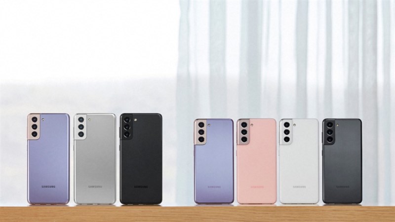 Tổng hợp các phiên bản màu sắc của Samsung S21 5G và S21 Plus