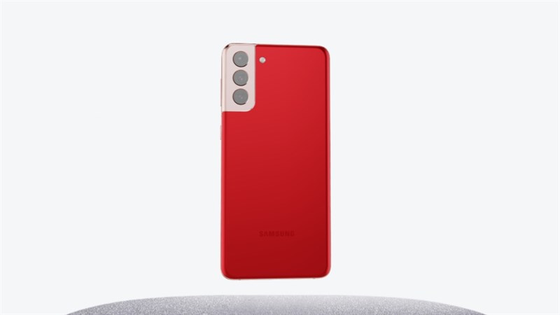 Màu đỏ cảm hứng trên Samsung Galaxy S21+ 5G