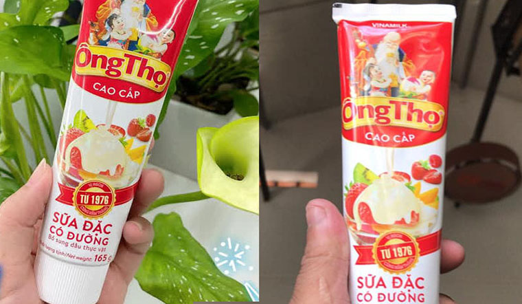 Cộng đồng mạng xôn xao với sữa đặc Ông Thọ có bao bì mới trông như tuýp kem đánh răng