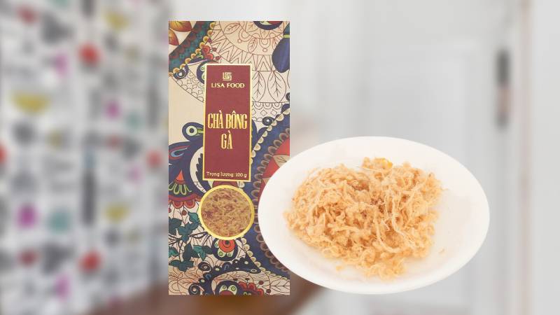 Chà bông gà Lisa Food túi 100g