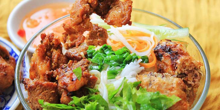 Bún thịt nướng tại Đà Lạt