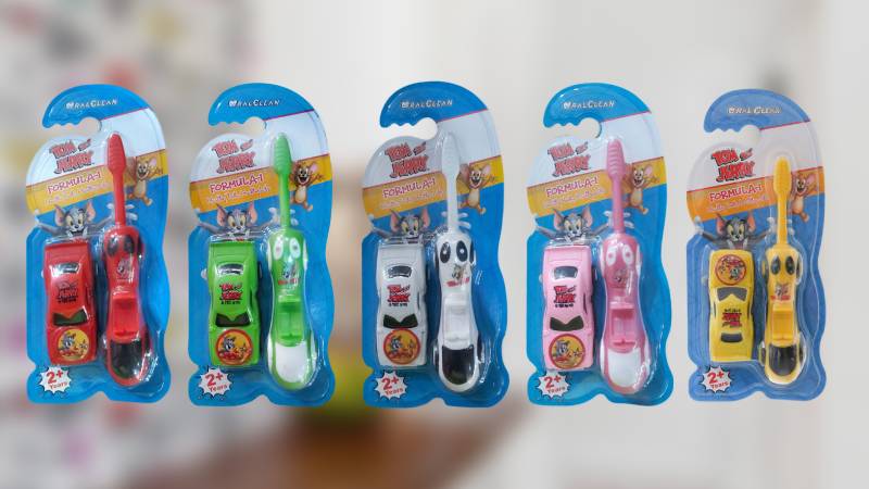 Bàn chải cho bé trên 2 tuổi Oral-Clean Formula-1 lông mềm Bàn chải cho bé trên 2 tuổi Oral-Clean Formula-1 lông mềm