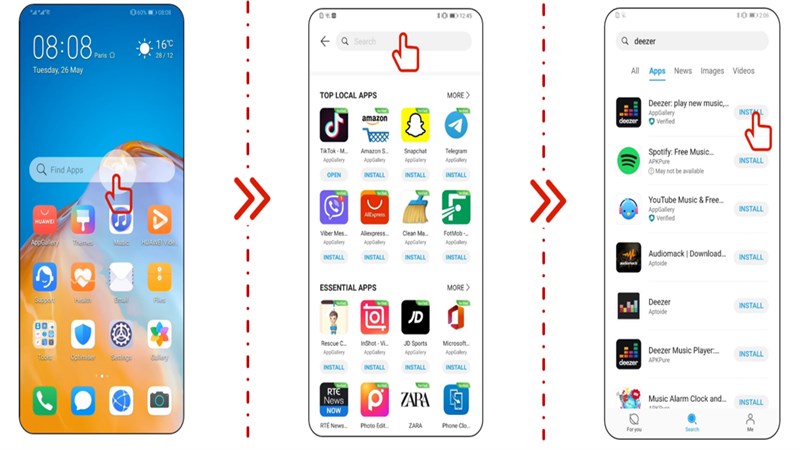 Sử dụng Petal Search Sử dụng Petal Search