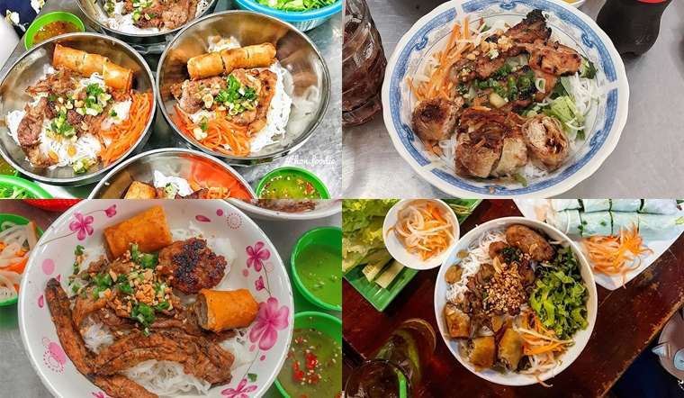 List 5 quán bún thịt nướng ngon ngất ngây tại Sài Gòn