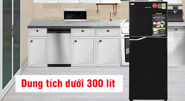 Dung tích sử dụng dưới 300 lít