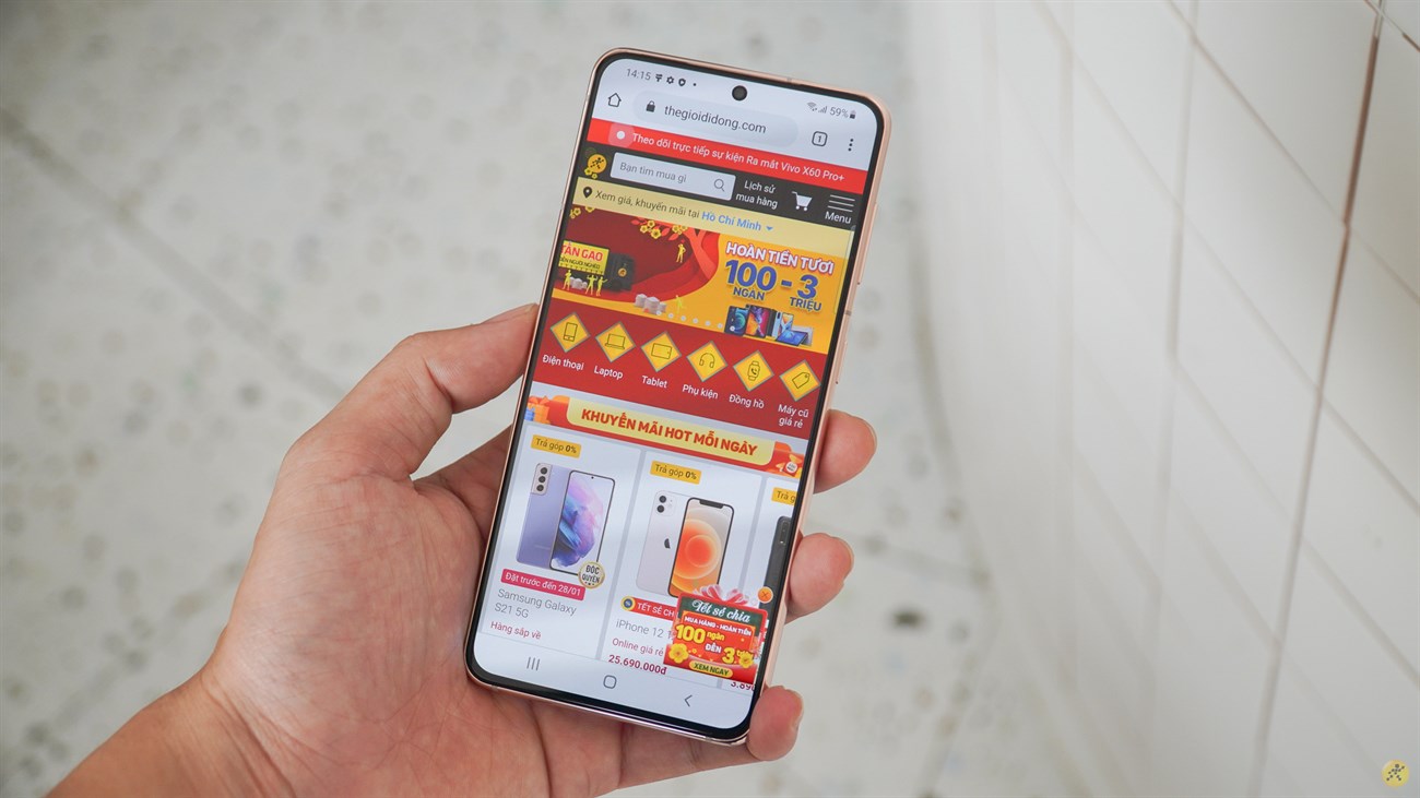 Các tác vụ thường ngày có làm Samsung Galaxy S21 nao núng không? Các tác vụ thường ngày có làm Samsung Galaxy S21 nao núng không?