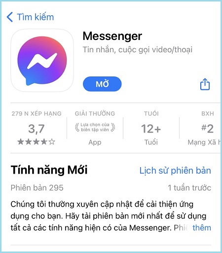 Sử dụng hiệu ứng mới cho camera Messenger giúp đăng ảnh thú vị hơn > Cập nhật phiên bản Facebook Messenger mới nhất