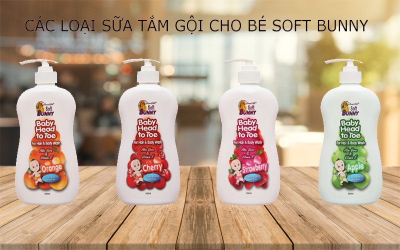 Các sản phẩm tắm gội toàn thân cho bé Soft Bunny Các sản phẩm tắm gội toàn thân cho bé Soft Bunny