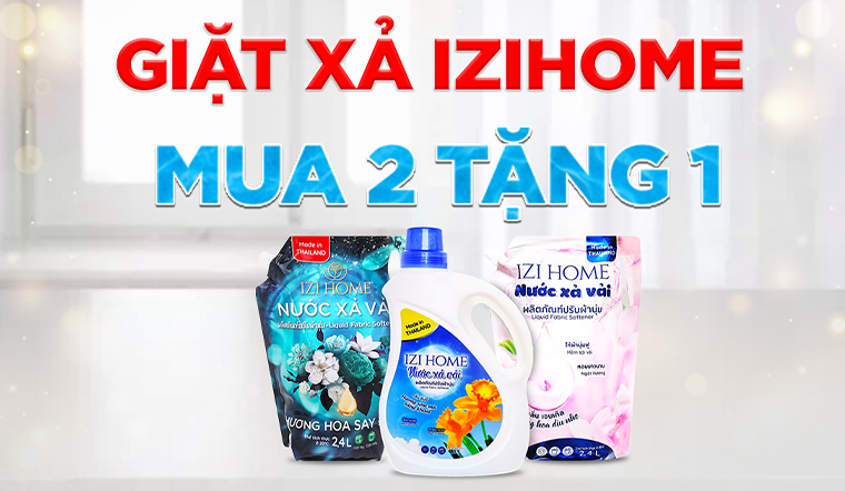 Nước giặt IZI HOME có bao nhiêu loại? Mua ở đâu?