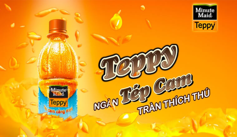 Bổ sung vitamin C hằng ngày với nước cam ép Teppy