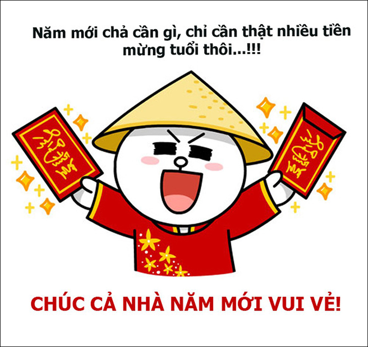 Năm mới dí dỏm Năm mới dí dỏm