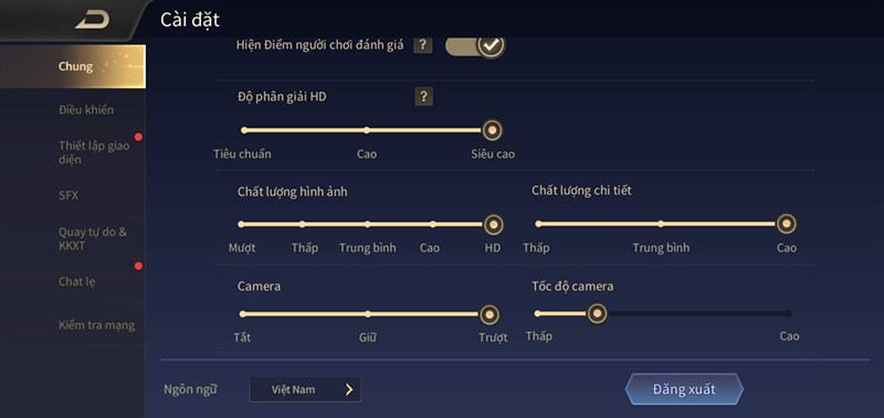 Setting Liên Quân Mobile trên Samsung Galaxy Note 10+ Setting Liên Quân Mobile trên Samsung Galaxy Note 10+