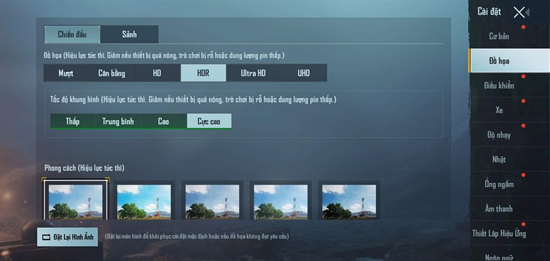 Setting PUBG Mobile trên cả hai phiên bản Android 10 và Android 11 Setting PUBG Mobile trên cả hai phiên bản Android 10 và Android 11